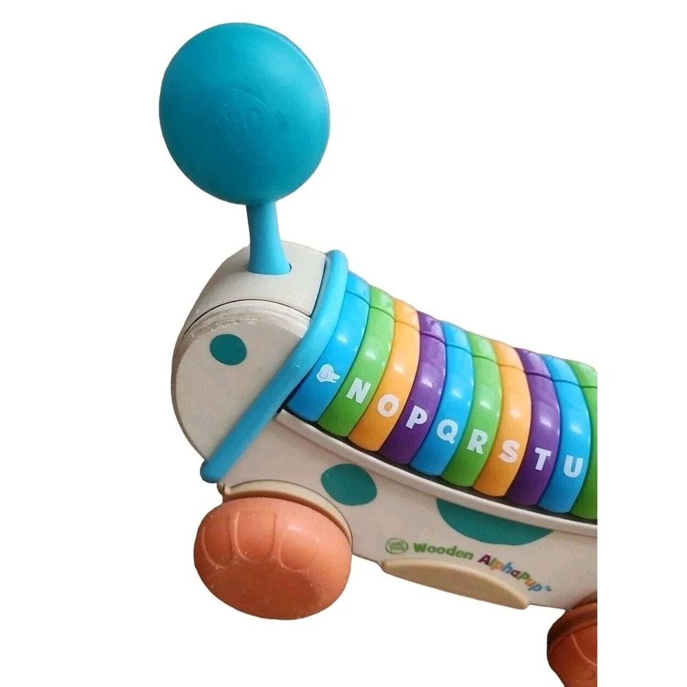 LeapFrog Wooden Alphabet Pupppy Dog Working‎ Lights and Sounds